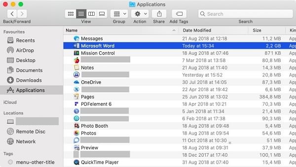 microsoft office uninstall tool for mac